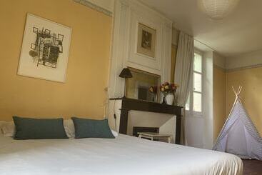 펜션 Chambres D Hôtes Au Bord Du Cher Avec Vue Sur Le Château