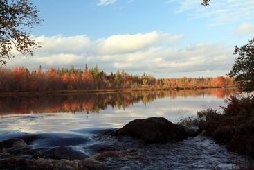 ホテル Trout Point Lodge Of Nova Scotia