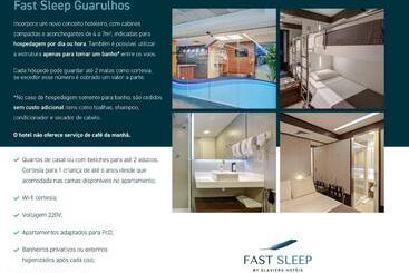 فندق Fast Sleep Guarulhos By Slaviero Hotéis