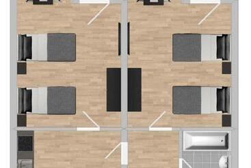 펜션 Sad161   Gut Geschnittene Monteurwohnung Mit Balkon