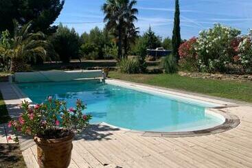 تختخواب و صبحانه Chambre Privée Avec Accès Piscine