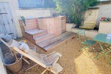 צימר Gîte Verveine Bain Nordique Jacuzzi L écrin De Verdure Chinon