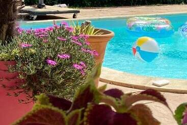 צימר Chambres Dans Villa Avec Piscine