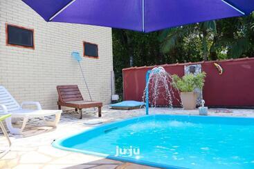 ユースホステル Recanto Pousada Ju&ju Com Piscina Compartilhada