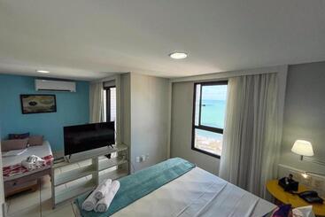 בית מלון כפרי Ponta Negra Flats Confort Accommodations Vista Para O Mar