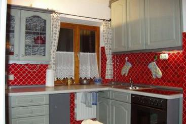 בית מלון כפרי Ferienwohnung Braun