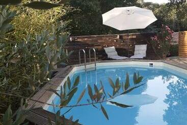 ペンション Location Saisonnière Avec Piscine Et Terrasse Au Pied Du Luberon