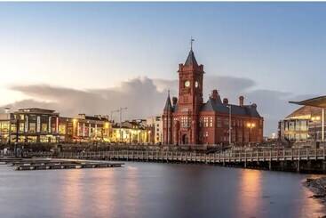 游客公寓 Beautiful One Bed Apartment In Cardiff Good Links