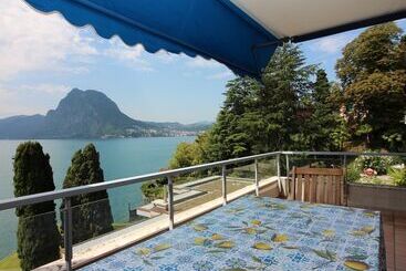 Turistlägenheter Lugano Blue Marine On Lake Shore