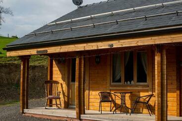 ツーリストアパートメント Apple Cabin Little Log Cabin In Wales