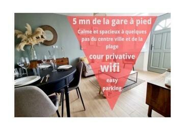 관광객 아파트 Garibaldi De Calais Fonctionnelle Nouvelle Rénovation Jardin Privé