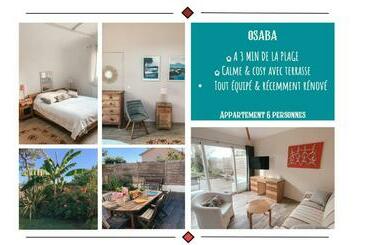 관광객 아파트 Osaba Proche Plage Et Terrasse