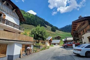 شقق خاصة سياحية Appartement La Duchère Le Plan La Giettaz Massif Des Aravis