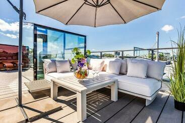 شقق خاصة سياحية Fewo Prora Stella Maris Dachterrasse