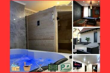 آپارتمان‌های توریست‌ها Maison Privative Spa Jacuzzi Sauna Salle De Jeux
