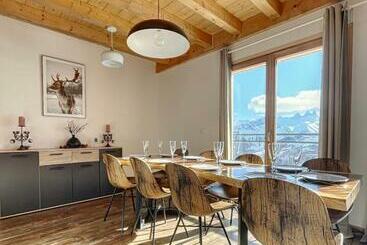 شقق خاصة سياحية Chalet Le Mauntenrojji   Skis Aux Pieds