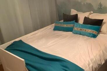 ツーリストアパートメント Villa Aux Palmiers,piscine 28°,pétanque,coeur Bassin