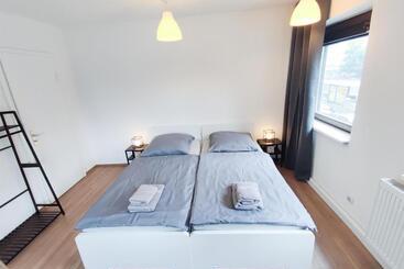 آپارتمانهای توریستها Alfa Stuttgart City 4zw Beste City Lage Berliner Platz Max 8 Personen Netflix Küche Wm