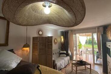 آپارتمانهای توریستها Le Paradis Zen Village Vacances 1er Etage Et Rdc Vue Plage Et Mer Ste Anne