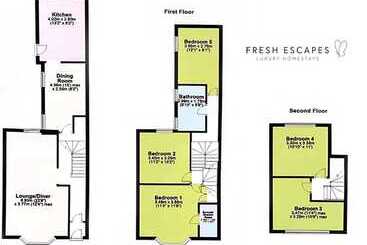 游客公寓 Greenswood House   Bohemian Victorian Family Home With Hot Tub Close To Harbour