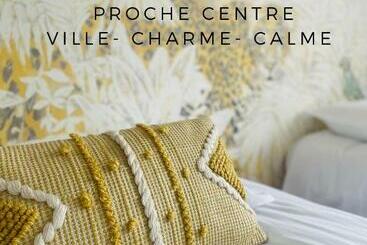 Жильё для туристов Le Bel Herminier   Calme, Accès Jardin, Proche Centre Ville