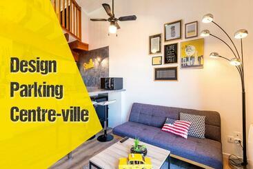 דירות לתיירים Duplex Design Moderne