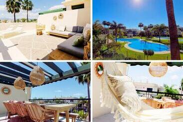 شقق خاصة سياحية Stayatsas Luxe App Vlakbij Strand, 80 M2 Terras, Grote Zwembaden Marbella