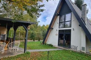 ツーリストアパートメント Forest A Frame Porumbacu