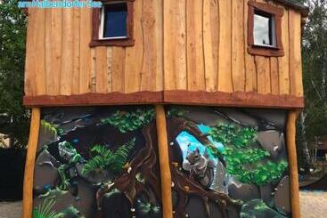 פנסיון Unterkünfte Bei Wake And Beach Am Halbendorfer See