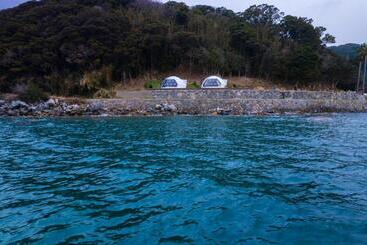 فندق Itoshima Sdgs Village Chikyu Mirai 海の大パノラマ 全室オーシャンビューのドームテント