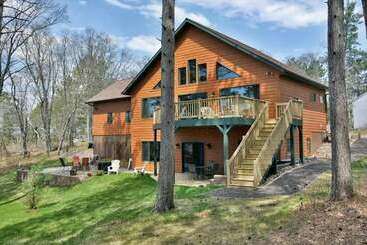 קוטג'' Lazy Dog Lodge On Minong Flowage
