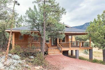 Сельский дом Pine Cabin With Sweeping Views! Private, Peaceful Getaway! Fun For Family! By Redawning