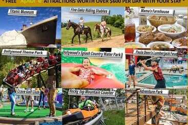 קוטג'' Grampy Camp Lodge At Gatlinburg