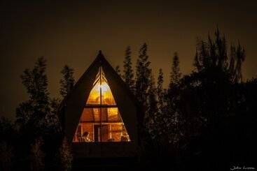 بنسيون Cabañas Villa Helena