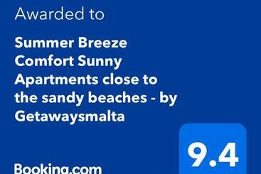 آپارتمان‌های توریست‌ها Summer Breeze Comfort Sunny Apartments Close To The Sandy Beaches   By Getawaysmalta