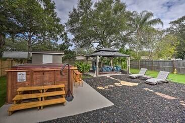 コテージ Beachy Palm Harbor Escape: Swim Spa Pool & Gazebo