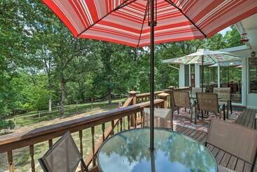 بيت ريفى 10 Acre Mountain Home Getaway W/ Fire Pit