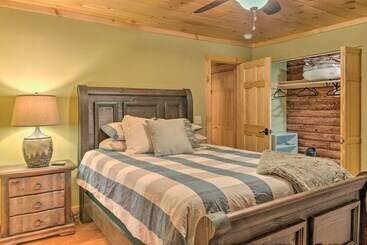 بيت ريفى Hendersonville Cabin W/ Deck & Mountain Views