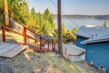 بيت ريفى Hillside Home W/ Dock ~ 8 Mi To Coeur D Alene!