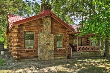 茅舍 Picturesque Log Cabin < 1 Mile To Table Rock Lake!
