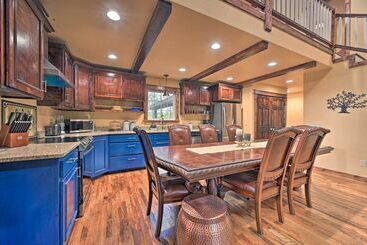 Tudor Style Broken Bow Cottage W/ Hot Tub & Decks!