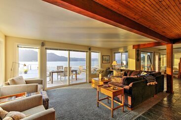 بيت ريفى Waterfront Home On  Gold Coast  Of Hood Canal!