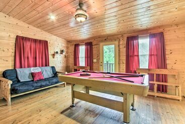 茅舍 Cabin W/ Hot Tub & Deck ~ 12 Mi To Pigeon Forge!