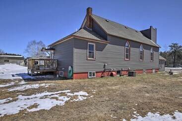コテージ Renovated Historic Church Along Namekagon River!