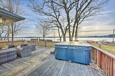 茅舍 Lakefront Ingleside Home W/ Dock & Kayaks!