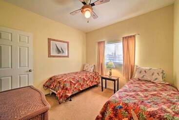 کلبه Snowbird Getaway: Waterfront Home, 1 Mi To Beach