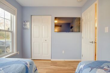 بيت ريفى Lovely Ocean View Retreat, 3 Mi To Bethany Beach!