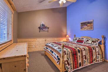 별장 Bright & Cozy Duck Creek Cabin W/ Grill & Fire Pit