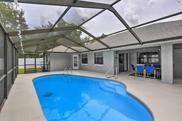 بيت ريفى Ocala Escape W/ Private Pool, Pets Welcome!