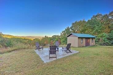 بيت ريفى Mountain View Blue Ridge Hideaway W/ Fire Pit
